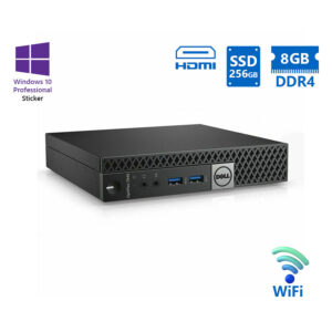Dell Optiplex 7040 DM WiFi i5-6600T/8GB DDR4/256GB SSD/No ODD/10P Grade A Refurbished PC