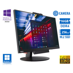 Lenovo ThinkCentre M720q AIO w/TIO24 Gen3 23.8\"FHD/i5-8400T/16GB DDR4/256GB M.2 SSD/No ODD/Webcam/10