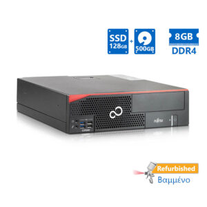 Fujitsu D956 SFF i5-6600/8GB DDR4/128GB SSD & 500GB/No ODD/Grade A+ Refurbished PC