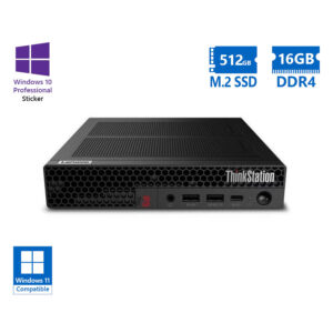 Lenovo Thinkstation P340 Tiny i5-10500T/16GB DDR4/512GB M.2 SSD/No ODD/10P Grade A Workstation Refer