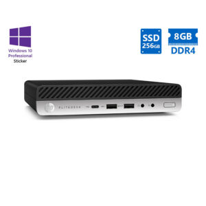 HP EliteDesk 705 G4 DM AMD Ryzen 3 Pro 2200GE/8GB DDR4/256GB SSD/No ODD/10P Grade A Refurbished PC