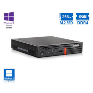 Lenovo ThinkCentre M720q Tiny i5-9400T/8GB DDR4/256GB M.2 SSD/No ODD/10H Grade A Refurbished PC