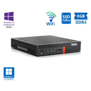 Lenovo ThinkCentre M75q-1 Tiny AMD WiFi Ryzen 3 Pro 3200GE/8GB DDR4/128GB SSD/No ODD/10P Grade A Ref