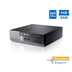 Dell 9020 USFF i5-4590s/8GB DDR3/256GB SSD/DVD/7P Grade A+ Refurbished PC
