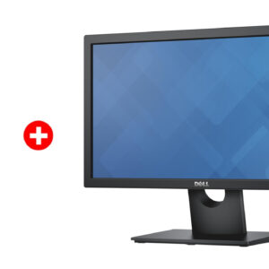 DELL PC OptiPlex 3050 Micro, Refurbished Grade A Repainted, i5-7500T, 8/256GB M.2, με οθόνη E2016H GA, με βάση
