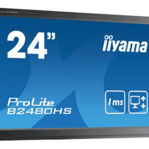 IIYAMA used οθόνη B2480H LED, 24" 1920x1080, VGA/DVI/HDMI, χωρίς βάση, Grade A
