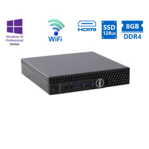 Dell Optiplex 3050 DM WiFi i3-6100T/8GB DDR4/128GB SSD/No ODD/10P Grade A Refurbished PC