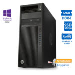 HP Z440 Tower Xeon E5-1650v4(6-Cores)/32GB DDR4/512GB SSD/Nvidia 2GB/DVD/10P Grade A+ Workstation Re
