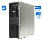 HP Z600 Tower Xeon 2x X5650(6-Cores)/12GB DDR3/500GB/Nvidia 1GB/DVD/7P Grade A Workstation Refurbish