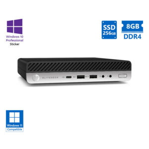 HP EliteDesk 800G4 DM i5-8500T/8GB DDR4/256GB SSD/No ODD/10P Grade A Refurbished PC