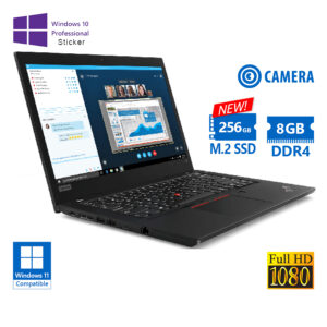Lenovo ThinkPad L480 i3-8130U/14\"FHD/8GB DDR4/256GB M.2 SSD New/No ODD/Camera/10P Grade A Refurbishe