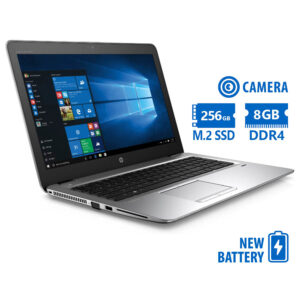 HP EliteBook 850 G3 i5-6300U/15.6\"/8GB DDR4/256GB M.2 SSD/No ODD/Camera/New Battery/7P Grade A Refur
