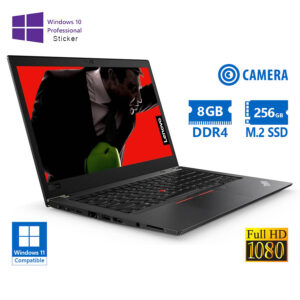 Lenovo (A-) ThinkPad T480s i5-8250U/14\"FHD/8GB DDR4/256GB M.2 SSD/No ODD/Camera/10P Grade A- Refurbi