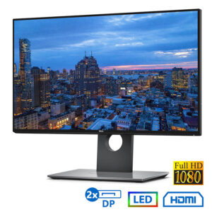 Used Monitor U2417H LED/Dell/24\"FHD/1920x1080/Wide/Black/mini DP & 2xDP & HDMI & USB 3.0 HUB
