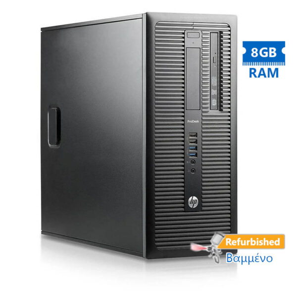 HP 600G1 Tower i5-4670/8GB DDR3/2x 500GB/DVD/7H Grade A+ Refurbished PC - Image 1