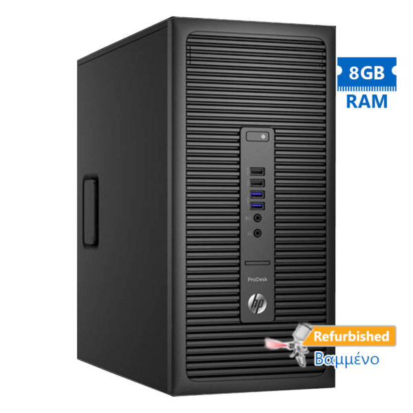 HP 600G1 Tower i5-4670/8GB DDR3/2x 500GB/No ODD/7H Grade A+ Refurbished PC - Image 1