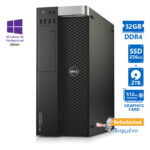 Dell Precision 5810 Tower Xeon E5-1630v4(4-Cores)/32GB DDR4/256GB SSD & 2TB/Nvidia 512MB/DVD/10P Gra