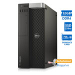 Dell Precision 5810 Tower Xeon E5-1650v3(6-Cores)/32GB DDR4/256GB SSD/Nvidia 768MB/DVD/8P Grade A+ W