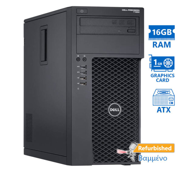Dell Precision T1650 Tower Xeon E3-1240v2/16GB DDR3/500GB/Nvidia 1GB/DVD/7P/ Grade A+ Workstation Re - Image 1