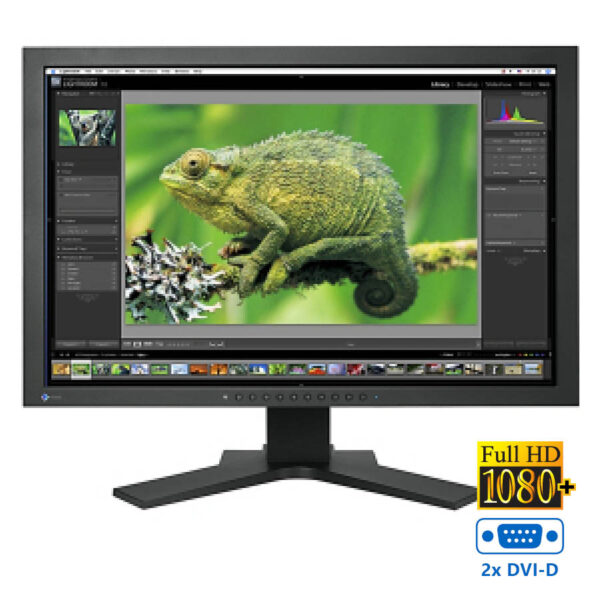 Used (A-) Monitor CG241W TFT/Eizo/24\"/1920x1200/Wide/Black/Grade A-/2xDVI-D & USB Hub - Image 1
