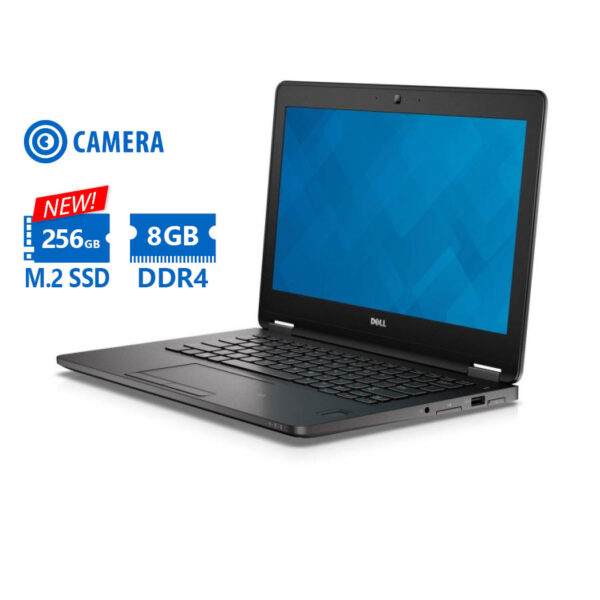 Dell Latitude E7270 i5-6300U/12.5\"/8GB DDR4/256GB M.2 SSD New/No ODD/Camera/8P Grade A Refurbished L - Image 1