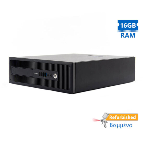 HP 600G1 SFF i3-4360/16GB DDR3/500GB/DVD/8P Grade A+ Refurbished PC - Image 1