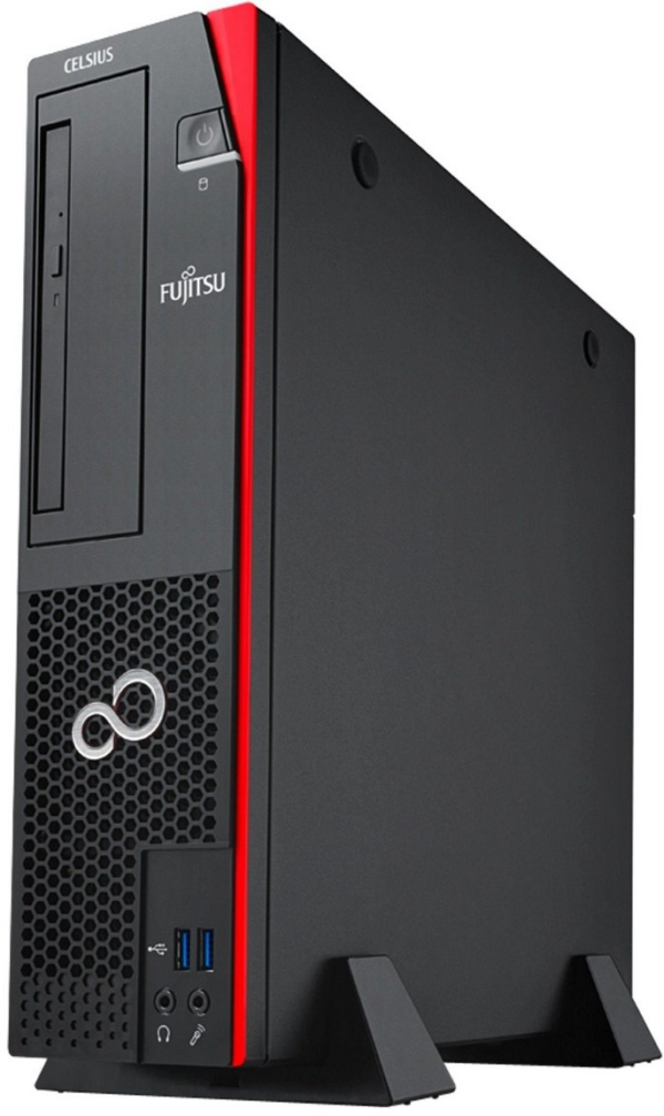 Fujitsu Celsius J550 SFF Xeon E3-1220v5 (4-Cores)/8GB/256GB SSD/Quadro K420 1GB - Image 1