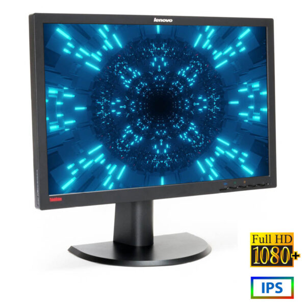 Used Monitor LT2452 LED/Lenovo/24``FHD/1920x1200/Black/D-SUB & DVI-D & DP - Image 1