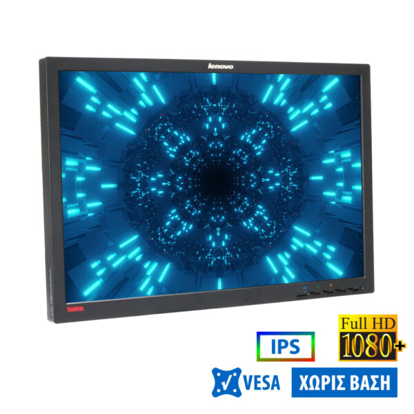 Used Monitor LT2452pwc IPS LED/Lenovo/24``FHD/1920x1200/Wide/Black/No Stand/D-SUB & DVI-D & DP & USB - Image 1