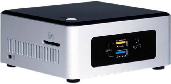 Intel NUC Kit NUC5PGYH Pentium N3700/8GB/32GB eMMC/128GB SSD - Image 1