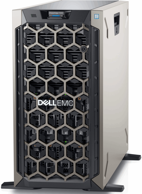 Dell PowerEdge T340 (8xLFF) Xeon E-2124 (4-Cores)/16GB/H330/2x495W - Image 1