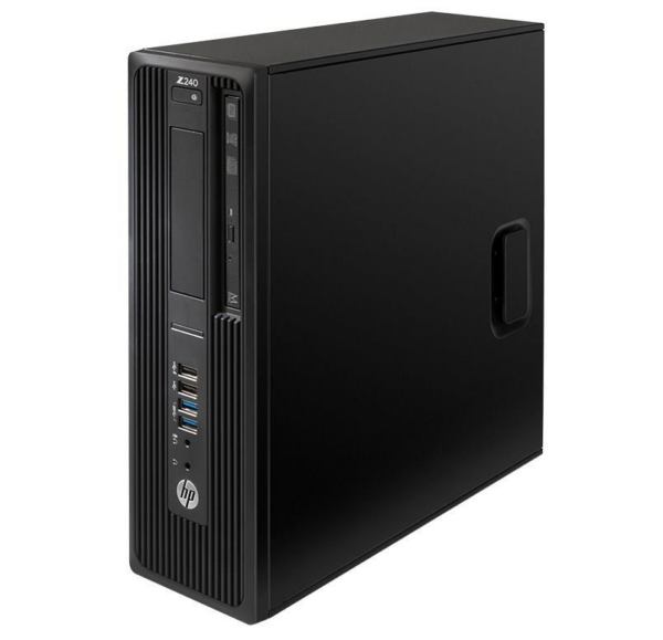 HP Z240 SFF Xeon E3-1245v6 (4-Cores)/16GB/256GB NVMe/DVDRW - Image 1