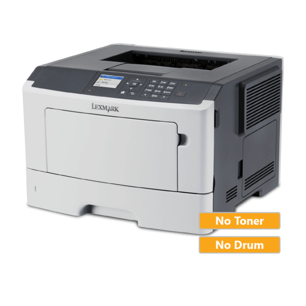 Used Laser Printer Lexmark MS510dn Mono Δικτυακός (No Toner & Drum) - Image 1