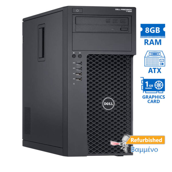 Dell Precision T1650 Tower Xeon E3-1240v2/8GB DDR3/500GB/Nvidia 1GB/DVD/7P/ Grade A+ Workstation Ref - Image 1
