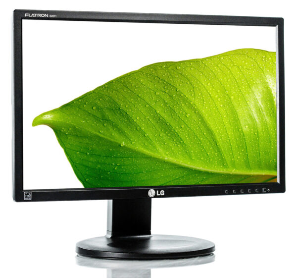 LG used οθόνη E2211PU LED, 21.5" 1920x1080, VGA/DVI, Grade A - Image 1