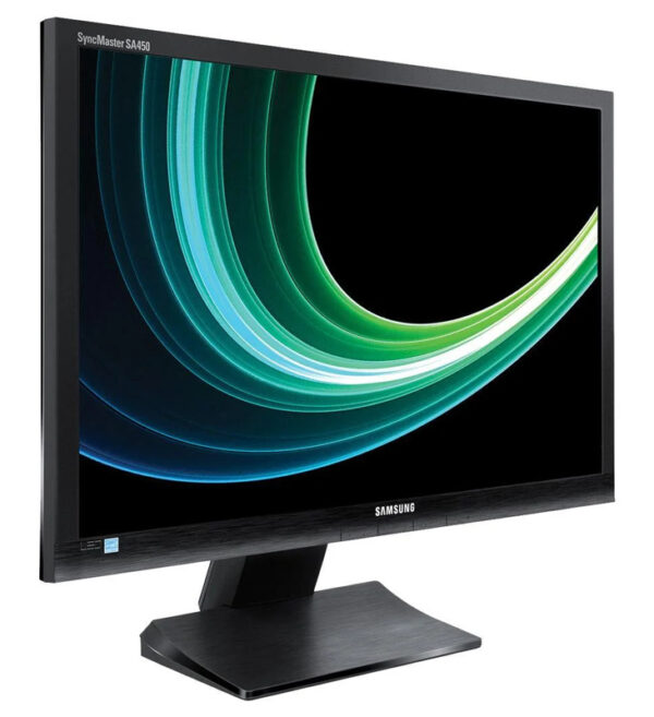 SAMSUNG used οθόνη S24A450BW LΕD, 24" 1920x1200px, VGA/DVI, Grade B - Image 1