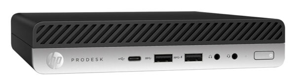 HP PC ProDesk 600 G4 Micro, Refurbished Grade A Repainted, i5-8400T, 8GB, 256GB M.2, FreeDOS - Image 1
