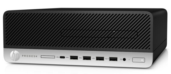 HP PC ProDesk 600 G5 SFF, Refurbished Grade A Repainted, i3-9100, 8/256GB SSD, FreeDOS - Image 1