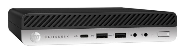 HP PC EliteDesk 800 G4 Micro, Refurbished Grade A Repainted, i5-8500T, 8/256GB M.2, FreeDOS - Image 1