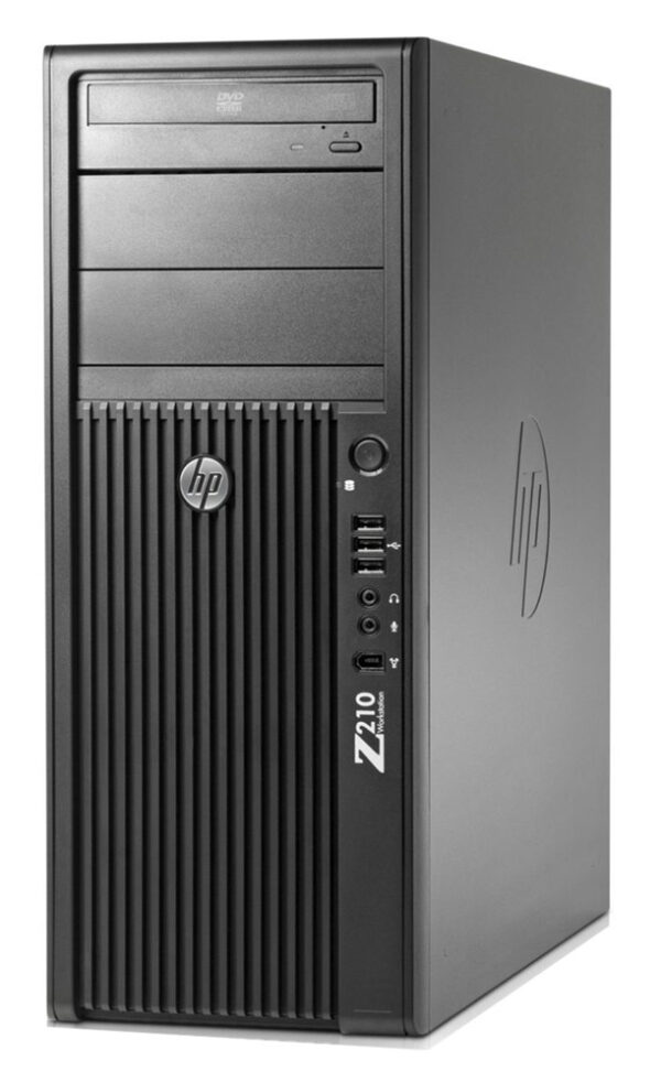 HP Workstation Z210 MT, Refurbished Grade A Repainted, E3-1225, 4GB, 1TB, DVD, Nvidia Quadro 600, FreeDOS - Image 1