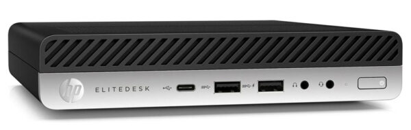 HP PC EliteDesk 800 G4 Tiny, Refurbished Grade A Repainted, i5-8500T, 8/128GB SSD, FreeDOS - Image 1