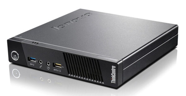 LENOVO PC ThinkCentre M93p Micro, Refurbished Grade A Repainted, i7-4785T, 8/128GB SSD, FreeDOS - Image 1