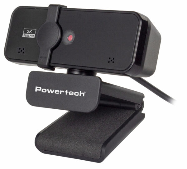 POWERTECH web camera PT-1291, 5MP, 2K Quad HD, αυτόματη εστίαση, 1.5m, μαύρη - Image 1
