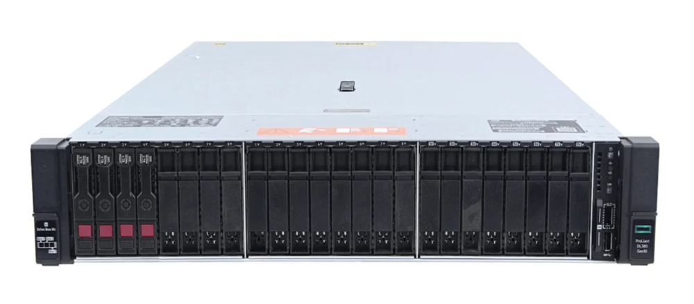 SRV-413 HP Server DL380 G10, 2x GOLD-6138 20CORE, 32GB, 2x PSU 800W, P408i-Α, 24x 2.5" + 2x 2.5", REF SQ - Image 1