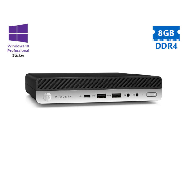 HP ProDesk 600G3 DM i3-6100T/8GB DDR4/500GB/No ODD/10P Grade A Refurbished PC - Image 1