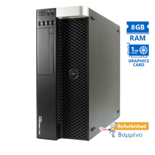 Dell Precision T3610 Tower Xeon E5-1620v2(4-Cores)/8GB DDR3/500GB/Nvidia 1GB/No ODD/8P Grade A+ Work - Image 1