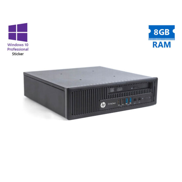HP 800G1 USFF i5-4590s/8GB DDR3/320GB/DVD/10P Grade A+ Refurbished PC - Image 1