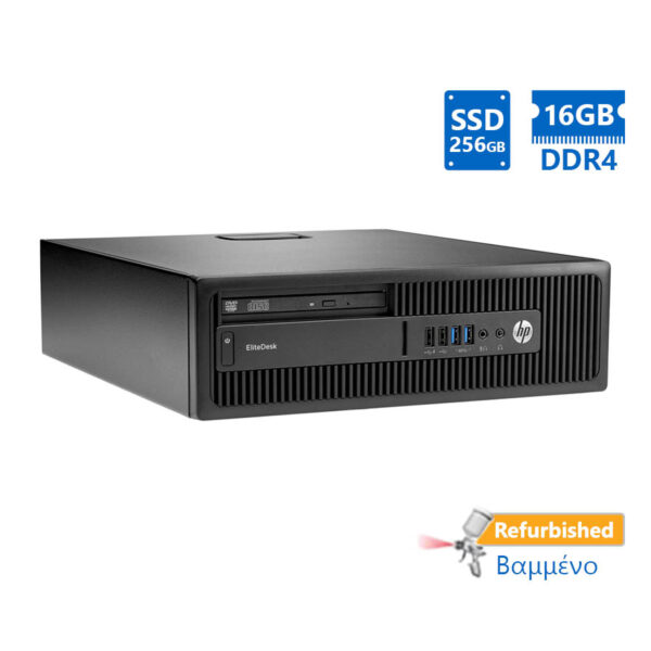 HP 800G2 SFF i7-6700/16GB DDR4/256GB SSD/DVD/7P Grade A+ Refurbished PC - Image 1