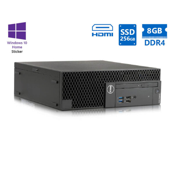 Dell 3050 SFF i7-7700/8GB DDR4/256GB SSD/DVD/10H Grade A Refurbished PC - Image 1
