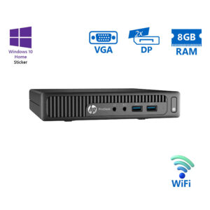 HP ProDesk 400G2 DM WiFi i3-6100T/8GB DDR3/500GB/No ODD/10H Grade A Refurbished PC
